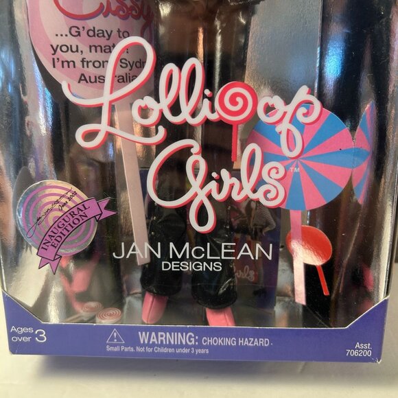 Lollipop Girls Jan Mclean Designs Cissy Doll Pink Hair Inaugural Edition Rare - Picture 3 of 4
